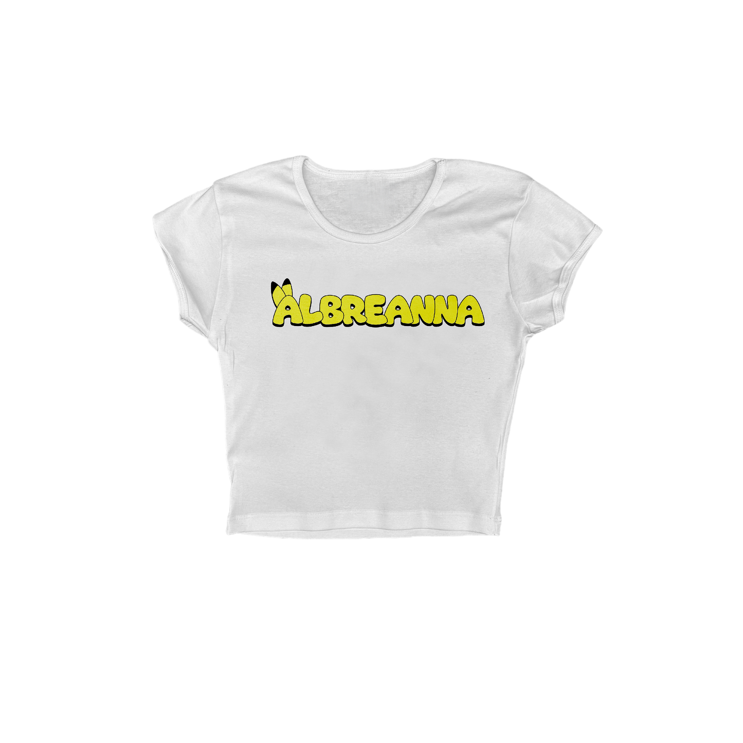 ALBREANNA BABY TEE - WHITE