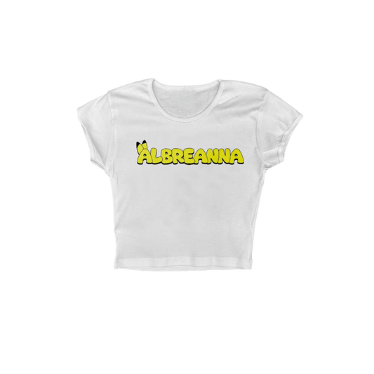 ALBREANNA BABY TEE - WHITE